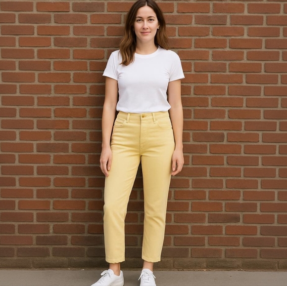 Chico's Denim - Chico's Platinum Ultimate Fit Yellow Jeans